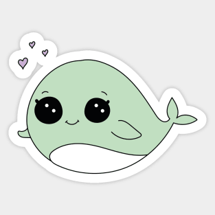 Cute Whale Kawaii Sticker